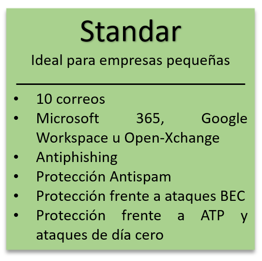 mail standar